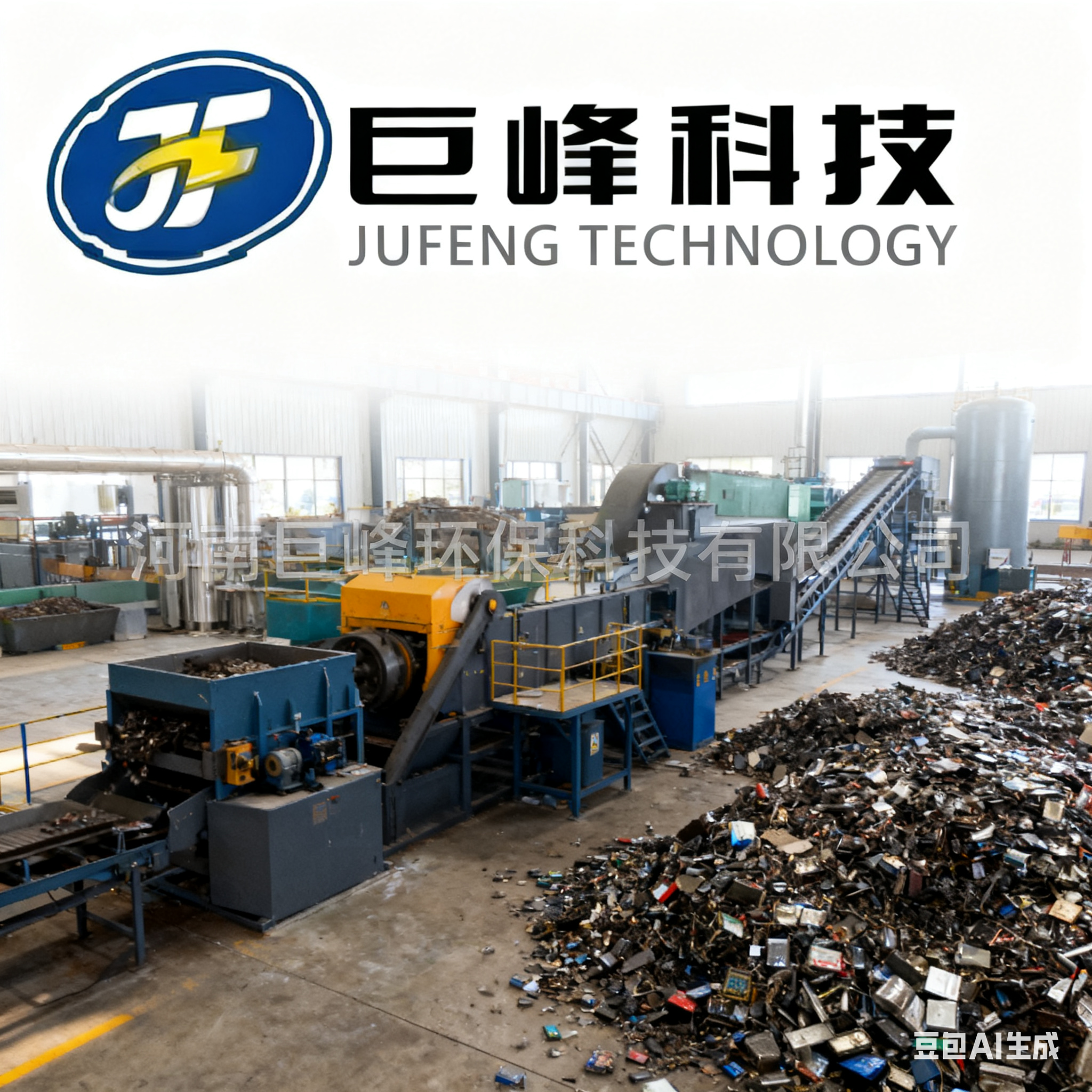 廢鋰電池回收處理設備巨峰科技 廢鋰電池回收處理設備巨峰科技